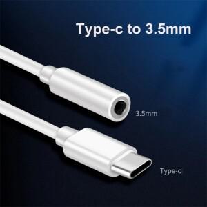 이어폰 오디오 어댑터 Aux 케이블  샤오미호환 Mi 10 11 Redmi K40  화웨이호환 OPPO USB C에서 3.5 aux 변