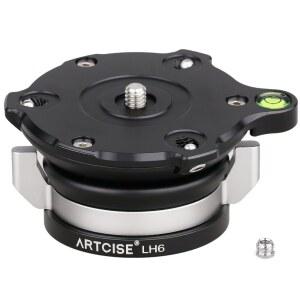 [미국배송] ARTCISE 삼각대 레벨링 베이스 알루미늄 합금 -15 /+15 기울기 조절 레벨러 평판 360 파노라마 캐논 니콘 소니 DSLR 카메라 캠코더 최대 하중 22파운드 / 10KG