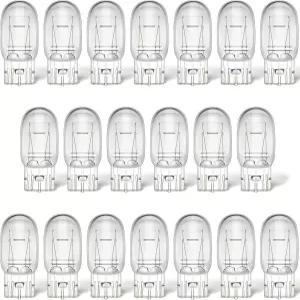 Meonum 20개 7443 전구 T20 1891 주간 주행용 7443LL 브레이크 전구(DRL) W21 /5W 자동차 후진 /꼬리 /백업