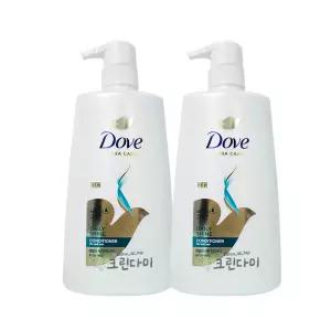 도브 컨디셔너 데일리 샤인 660ml x2개