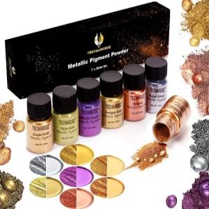 테크라우즈 금속 안료 분말 에폭시 수지 UV 조리대 비누 만들기 양초 DIY 아크릴 페인트 및 기타 공예용