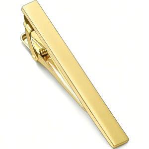 남성용 골드 블랙 실버 타이 클립, 스탠다드 타이용 2.36인치 클립 핀, 비즈니스, 교회, 결혼식을 위한 독특한 남성 액세서리 선물