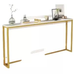 철제 스트립 테이블 폭 좁은 틈새 선반 슬림 소파 뒷선반