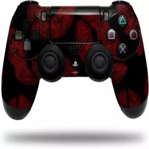소니 PS4 듀얼쇼크 컨트롤러 플레이스테이션 4 오리지널 슬림 및 프로 레드 블랙 립과 호환되는 랩터스킨즈