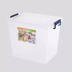 중첩가능 다용도 정리함 30리터 장난감 의류 보관보관함 물품함 이불함 도함 옷함 투명함 악세사리함 대형