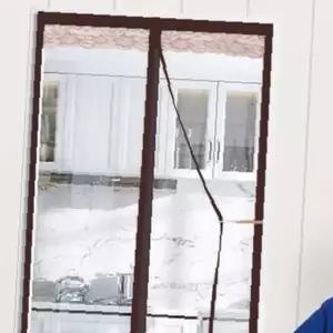 쌍문상회 외풍 차단 커튼 바람막이 자석 방풍 방한 온열 비닐 방수천막