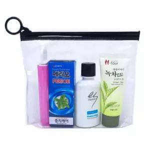 여행 단체 캠핑 샴푸 치약 칫솔 폼클렌징 지퍼 C호세트 세면 선물 도구 미니도구 판촉사은품