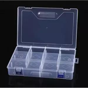 비즈보관함 대형 10칸 칸막이 소품 보관 케이스 30x20x6 (WFK9GQJ)