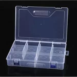 비즈보관함 대형 10칸 칸막이 소품 보관 케이스 30x20x6 (WFK9GQJ)