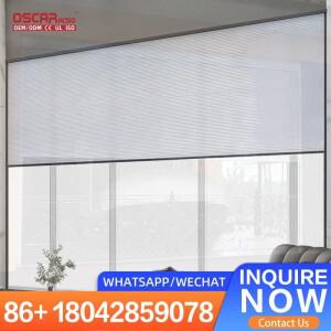 전동 지퍼 스크린 PVC 롤 야외 파티오 햇빛 차단 외부 롤링 블라인드