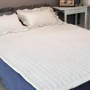 퀸사이즈침대패드 냉감이불세트 모텔 퀸사이즈 고정밴드 여름침대패드 Q (WFK9YUA)