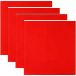 4pcs 텐트 패치 키트 11.81x11.81인치 아이스 쉘터 레드 수리기 찢김 방지 얼음 낚시 캐노피 셀프 접착