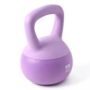 L76 힙라인 케틀벨 소프트 퍼플 6kg 미끄럼방지 홈트