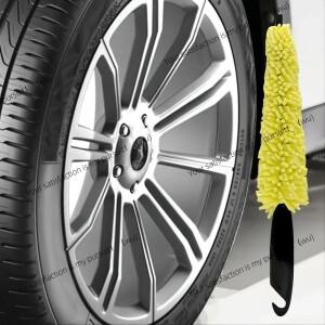 자동차 청소 브러시 이 타이어 림 도구로 사용하기  광택 유광 스펀지