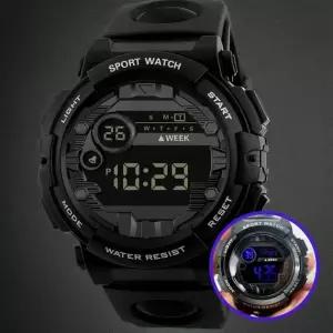 디지털 시계 방수 손목 군인 전자 알람 야광 훈련소