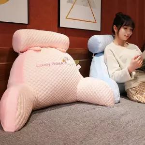 쿨원단 대형 등받이쿠션 삼각쿠션 침대쿠션 허리 등쿠션 요추받침