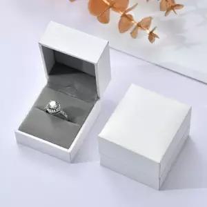 가죽느낌장신구케이스 부드러운 하드케이스 프로포즈 웨딩 반지함 반지 (WFKAR6K)