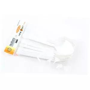 플라스틱 숟가락 10P 다회용 수저 야외용 위생수저 (WFKB0XY)