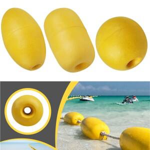 2개 낚시망 플로트  깊은 워터망 폼 부표  게 포트 마커  드리프트 앵커 로프  카약 용품