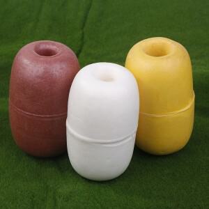 2개 타원형 낚시 그워터 부표  심해용 폼 플로트  게잡이통 마커  드리프트 앵커 로프  도구용 플로팅