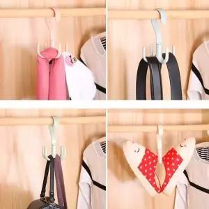 다용도 원룸 모자 스카프 넥타이 가방 문어발 걸이 랜덤발송 (WFKAEZ1)