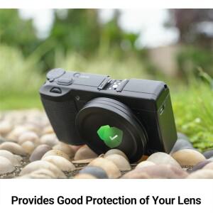 도니식 리코 Gr3x HDF GR Iiix III 카메라 보호대 사진 액세서리용 AAAEL 알루미늄 렌즈 캡 커버