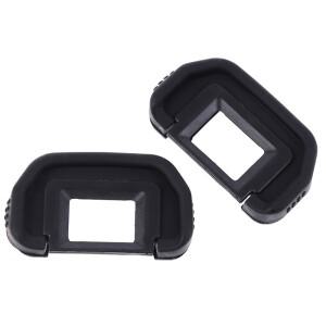 도니식 2pcs 카메라 고무 아이 컵 EB EyeCup 접안 렌즈 Canon EOS 60D 50D Mark II 6D2 80D 70D 40D 30D 20