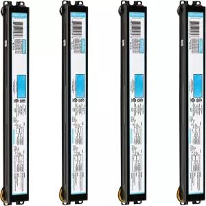 ICN-4S54-90C-2LS-G 4램프 T5 형광 전자 밸러스트(4팩) 120-277볼트 - 즉시 시동 표준 및 에너지 효율