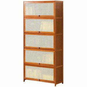 2단 조립식 슬림 디자인 책장 인테리어 거실 다층 원목 수납함 철제