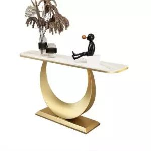 모던 현관 장식장 폭좁은테이블 엔틱 콘솔 노르딕 거실 화장대 글로시 스노우마운틴스톤 A