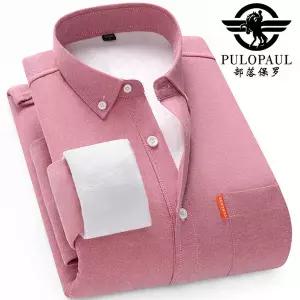 옥스퍼드 셔츠 코튼 캐주얼 남방 면 데일리 폴 순면 원단으로 제작된 긴팔 남자 남성 중년 및 젊은층 겨울