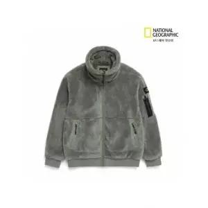 내셔널지오그래픽 남녀공용 하이넥 하이로프트 플리스 블루종 집업 N234UFJ120