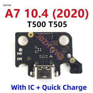 USB 충전 도크 커넥터 포트 소켓 잭 보드 플렉스 케이블 삼성 호환 갤럭시 호환 탭 A7 2020 T500 SM-T500 1