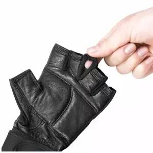 아이워너 가죽 헬스 장갑 일반형 블랙 M 1P 반오픈