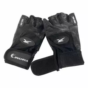 아이워너 가죽 헬스 장갑 일반형 블랙 S 1P 반오픈