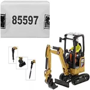 CAT 캐터필러 301.7 CR 차세대 미니 유압 굴착기 및 작업 도구 운영자 하이 라인 시리즈 1 /50 다이캐스트