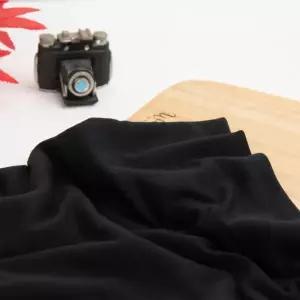 유명한원단 싱글원단 히트텍원단 30수 기모 발열 사방 스판 다이마루 블랙