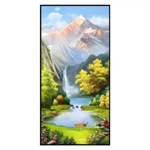 거실꾸미기 캔버스 풍경화 안방 그림 수채화 액자 배산임수