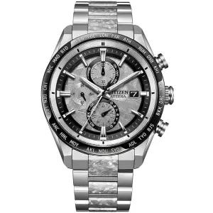 시티즌 아테사 ACT Line 남성 메탈 손목 시계 플레티넘 샤인 AT8284-61A