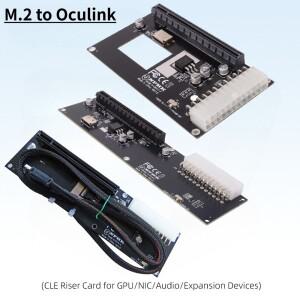 NVMe M.2 to Oculink SFF-8612 어댑터 카드 PCI-E 16X 2230 M-Key GPD WIN Max2 외장 그래픽 EGPU용