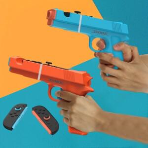 [호환품]스위치 2 조이콘 컨트롤러용 슈팅 게임 건 ABS 형태 핸드그립 소형 핸들 스톡 그립