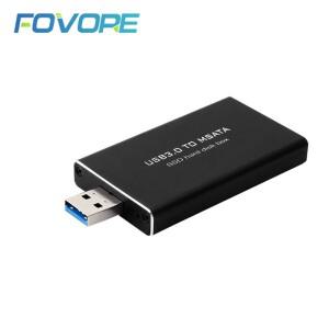 USB 3.0 to mSATA SSD 하드 디스크 박스 컨버터 어댑터 인클로저 외장 케이스 1 개
