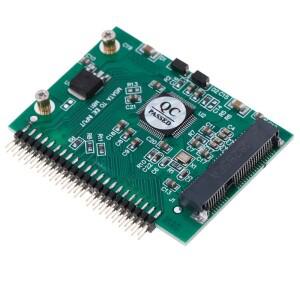 mSATA to IDE 컨버터 라이저 보드 44핀 솔리드 스테이트 디스크 Mini 호환 PCI-E SSD 1.8인치 3.3V / 2.5인