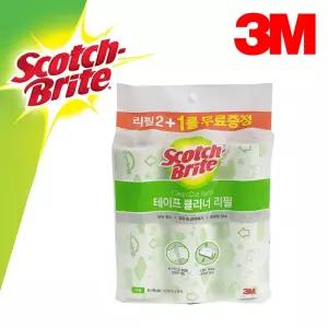 3M393 강력 테이프클리너 대형 리필3매 팩 테이프 클리너 크리너 쓰리엠 3M