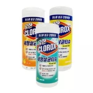 세정 살균 티슈 기름때 찌든때 청소 물티슈 세탁세제 섬유유연제