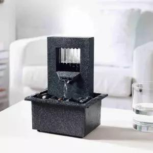 실내 미니 분수대 장식 인테리어 천연 인공폭포 가습기