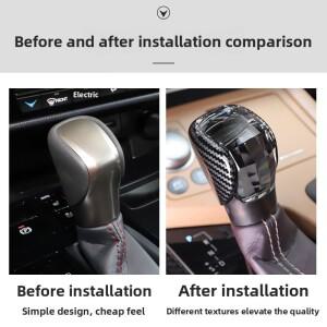 렉서스 ES/RX/NX/IS/GS 변속기 헤드 크리스탈 기어 레버 핸드볼 웨이브 스틱 헤드로 튜닝됨