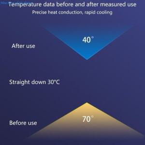 구리 히트 싱크 노트북 메모리 카드 냉각기 라디에이터 방열판 열 패드 하드 디스크 HDD 쿨러 E65A