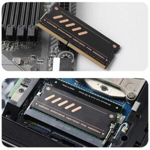 A0KB 구리 노트북 메모리 카드 냉각기 라디에이터 방열판 열 패드