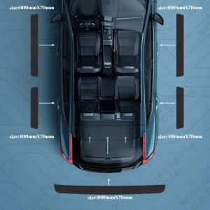 기아 EV9 EV8 EV7 EV6 EV5 EV4 EV3 EV2 EV1 로고 전기차 도어 실 스티커 트렁크 스크래치 방지 데칼 4/5개